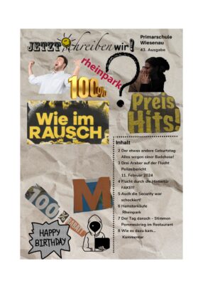 100 % Rabatt im Rheinpark – Schulhauszeitung aus Fake News