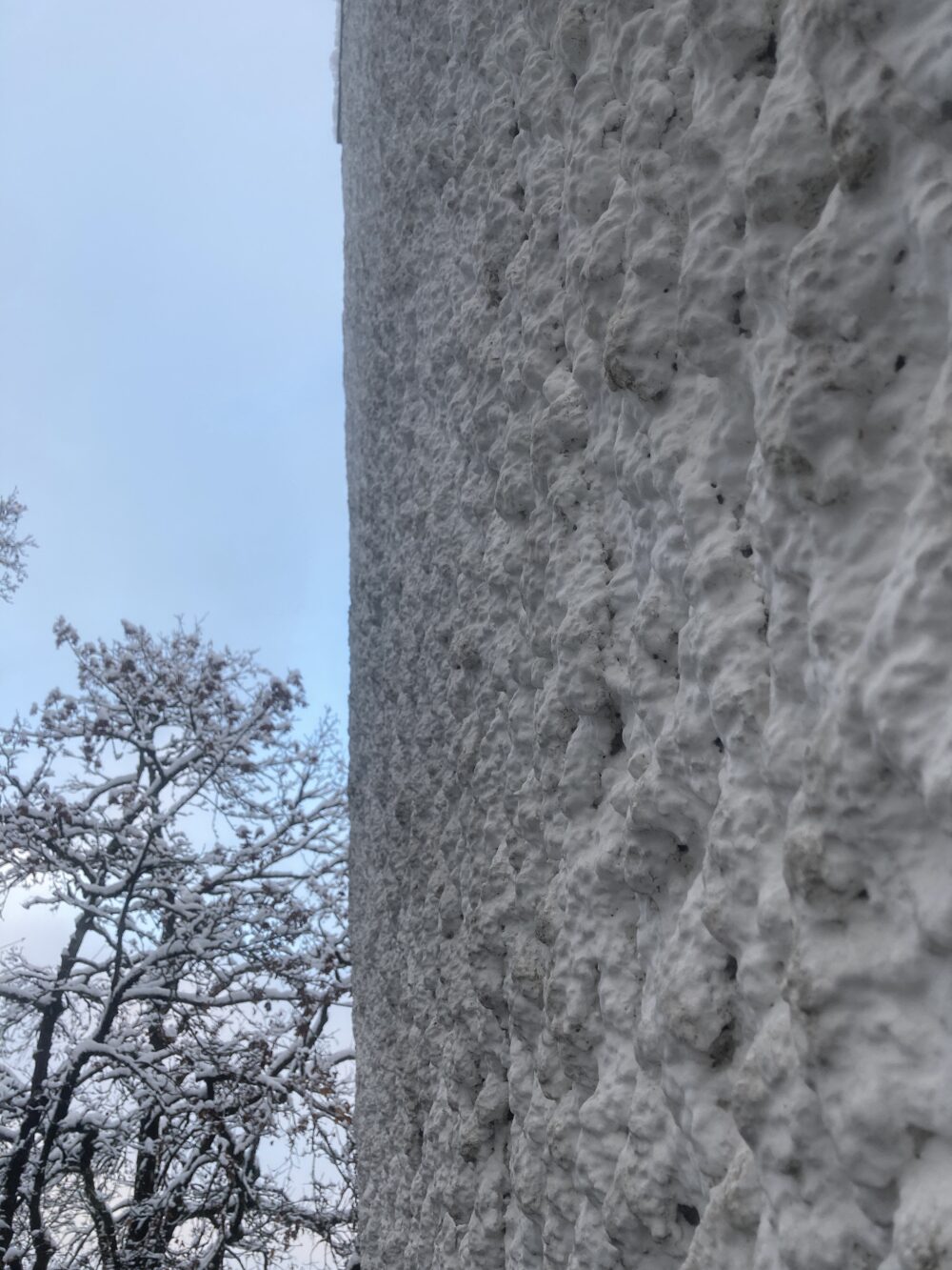 Schneepiste. 